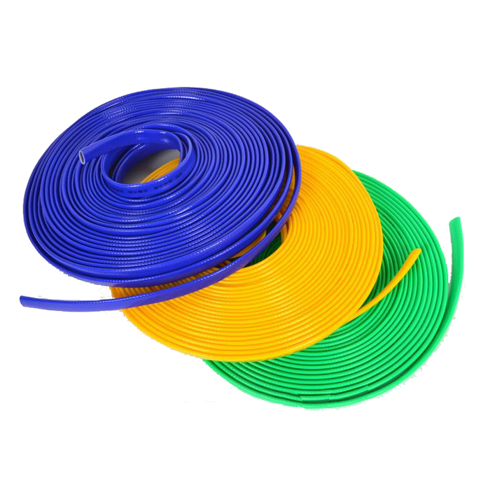 Multiful Sizes Colorful PVC Lay Flat Discharge Hose Pipe Factory
